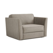 Jay-Be Elegance Snuggler Sofa Bed - Brushed Twill Smoke