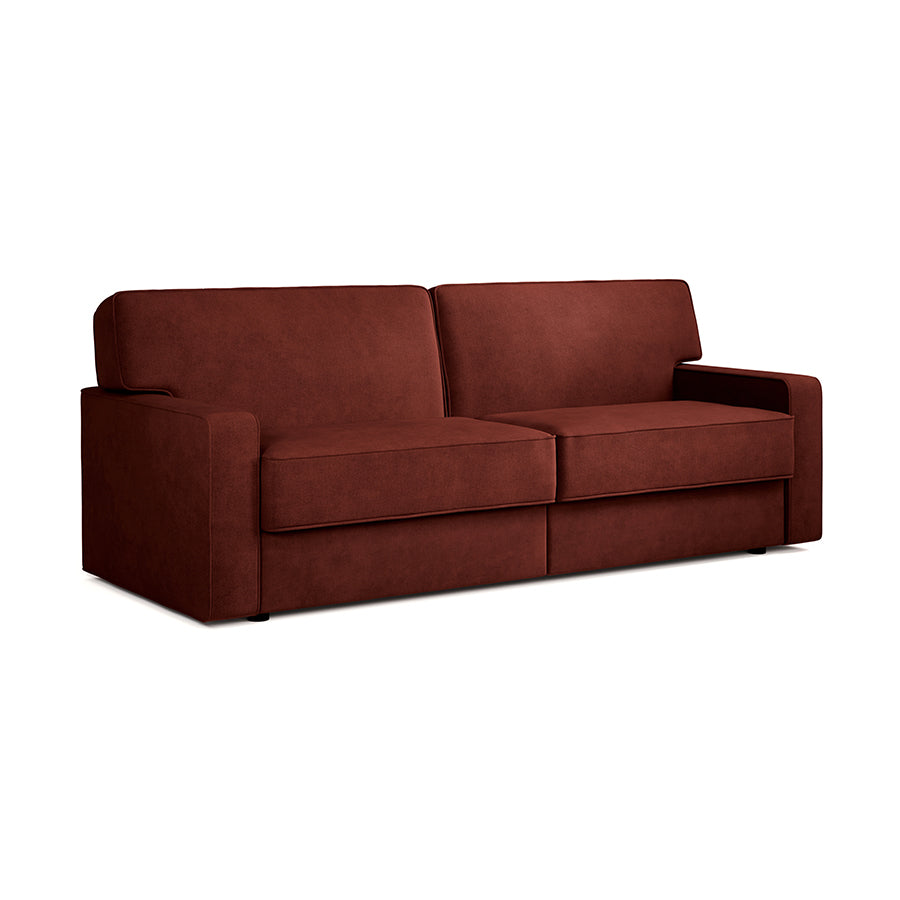 JayBe Linea 4 Seater Sofa Bed Brushed Twill Burnt Amber