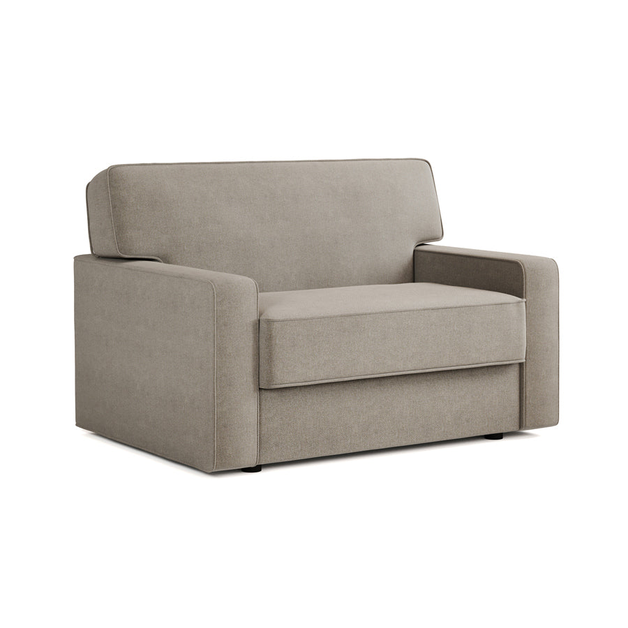 Jay-Be Linea Snuggler Sofa Bed Brushed Twill Smoke