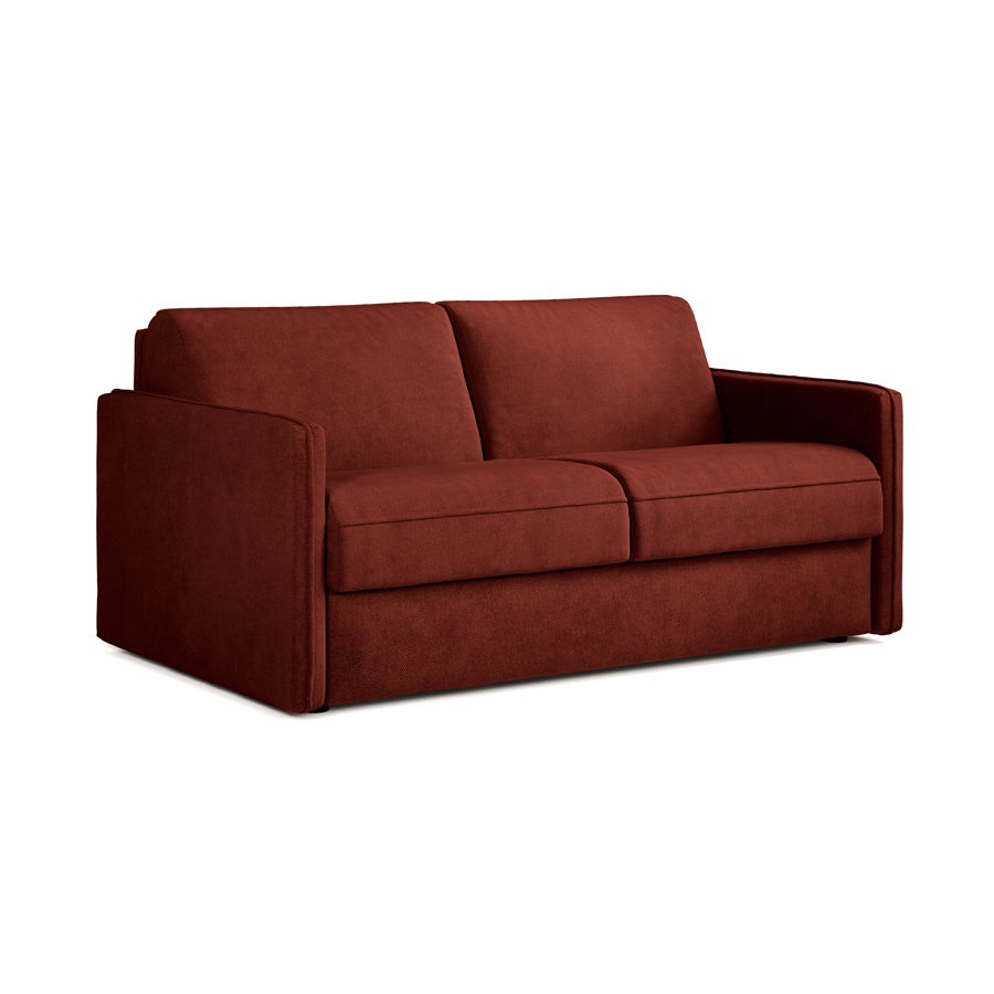 Jay-Be Slim 3-Seater Sofa Bed Brushed Twill Burnt Amber