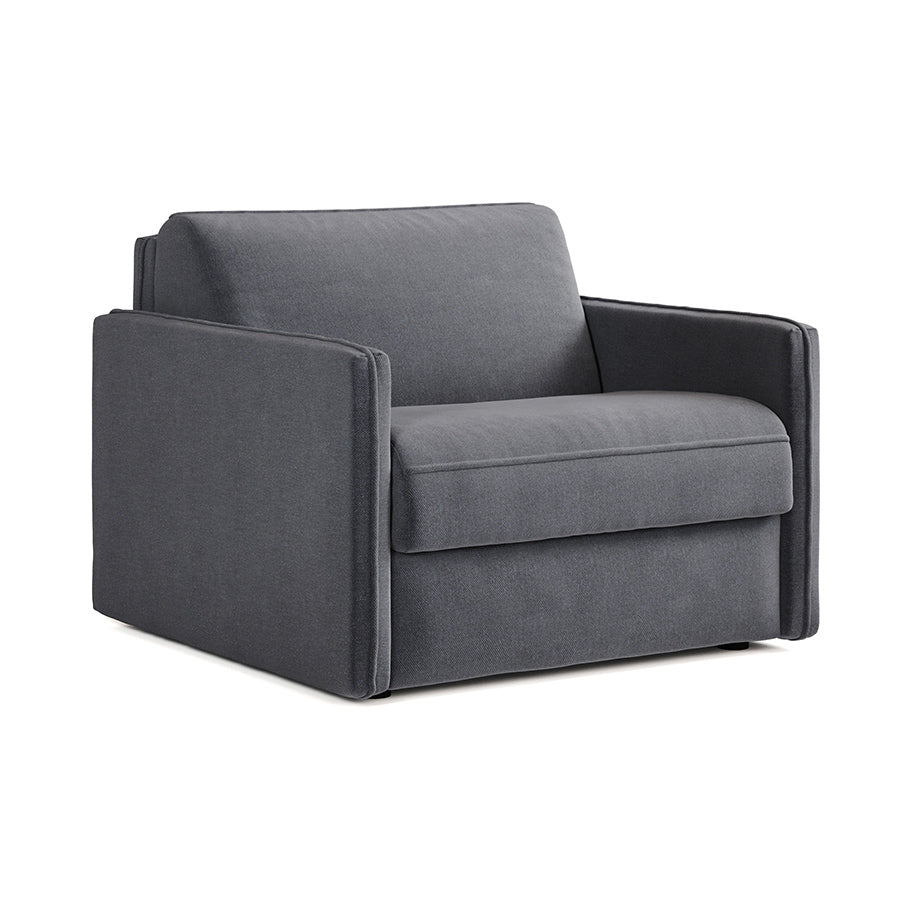 Jay-Be Slim Snuggler Sofa Bed - Brushed Twill Admiral