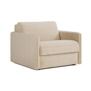 Jay-Be Slim Snuggler Sofa Bed - Brushed Twill Linen
