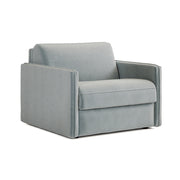 Jay-Be Slim Snuggler Sofa Bed - Brushed Twill Sky
