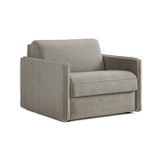 Jay-Be Slim Snuggler Sofa Bed - Brushed Twill Smoke