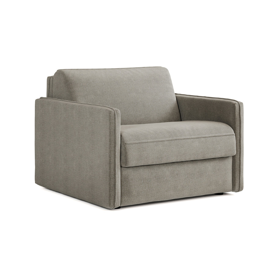 Jay-Be Slim Snuggler Sofa Bed - Brushed Twill Smoke