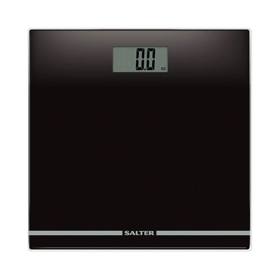 Large Display Digital Electric Glass Black Scale