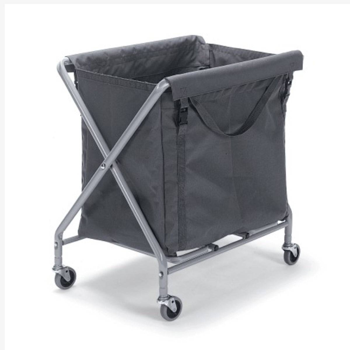 Laundry Trolley With Grey Bags