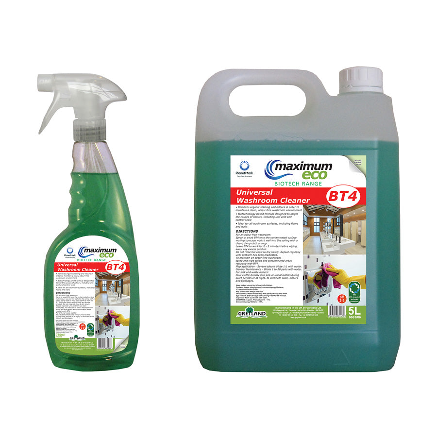 Maximum Eco BT4 Universal Washroom Cleaner