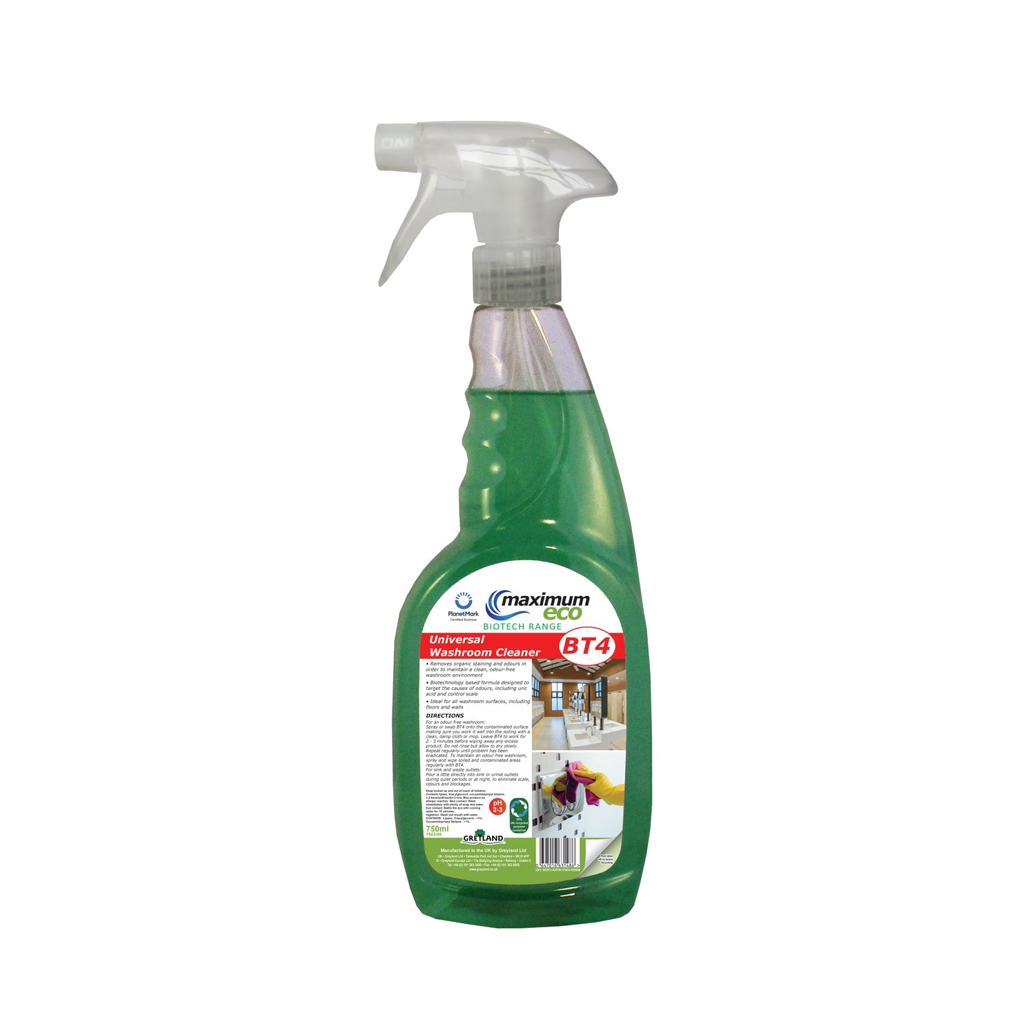 Maximum Eco BT4 Universal Washroom Cleaner