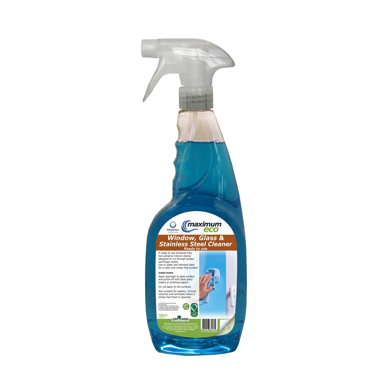 Maximum Eco Windows Glass & Stainless Steel Cleaner