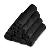 Black Premium Microfibre Cleaning Cloths