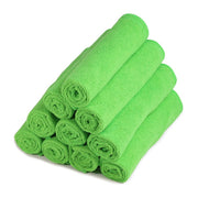 Green Premium Microfibre Cleaning Cloths