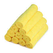 Yellow Premium Microfibre Cleaning Cloths