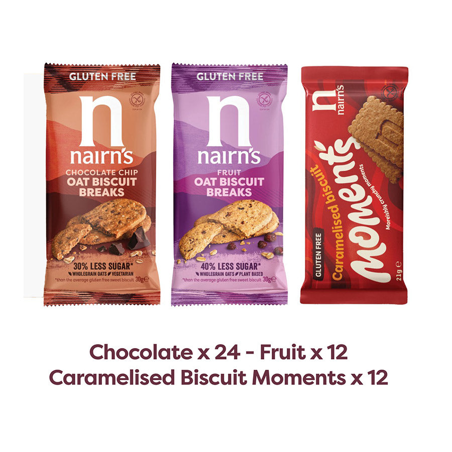 Nairn's Gluten Free Oat 3 Pack Biscuit Breaks