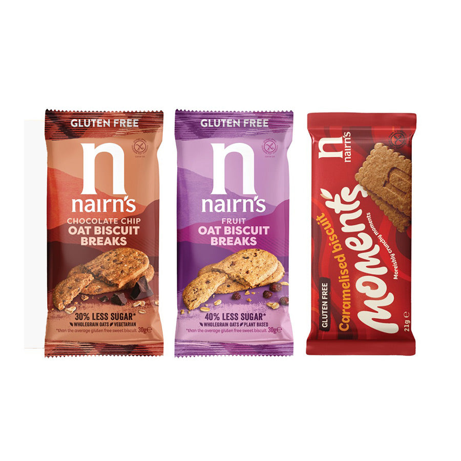 Nairn's Gluten Free Oat 3 Pack Biscuit Breaks
