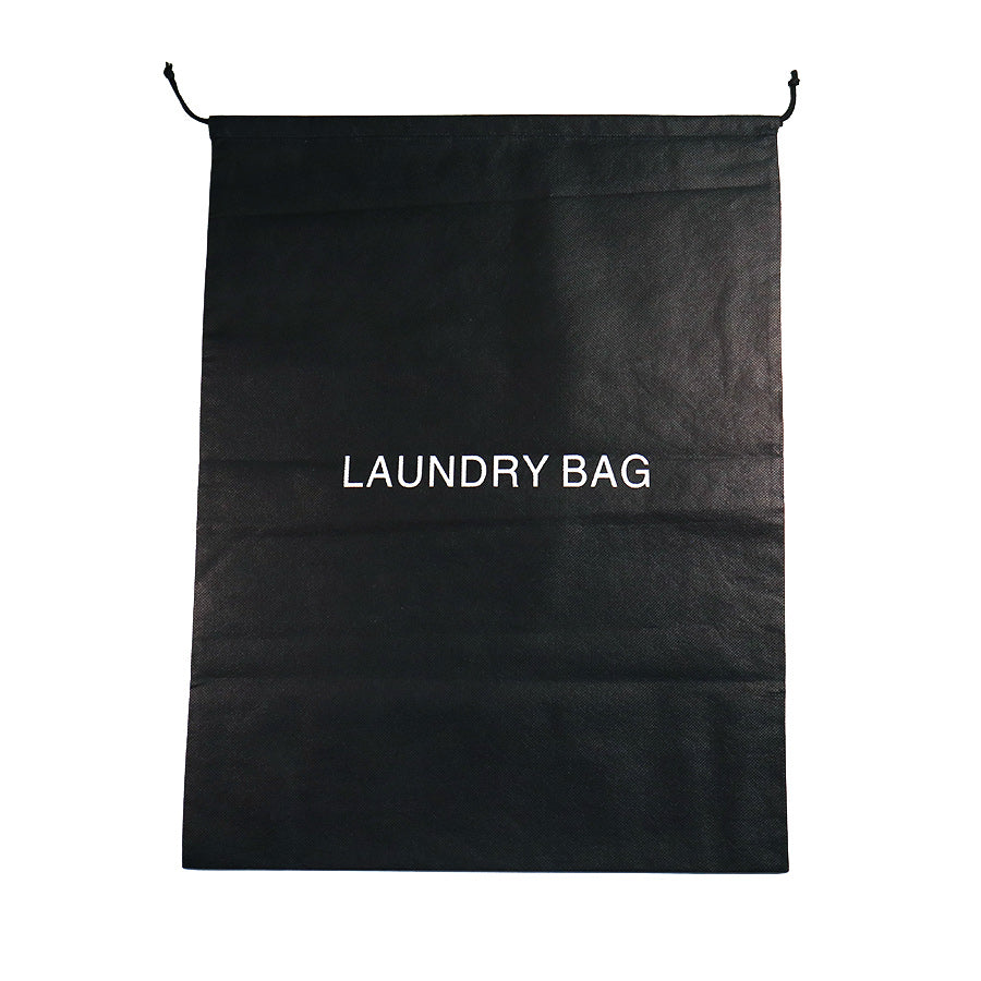 Black Non Woven Laundry Bag Mellcrest black-non-woven-laundry-bag-mellcrest