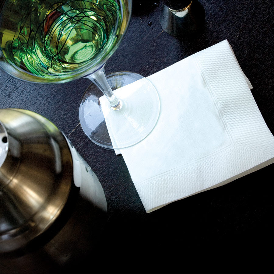 White Cocktail Napkins