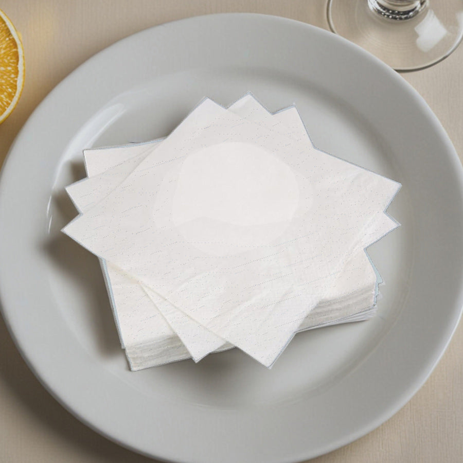 Regular White Square Napkins