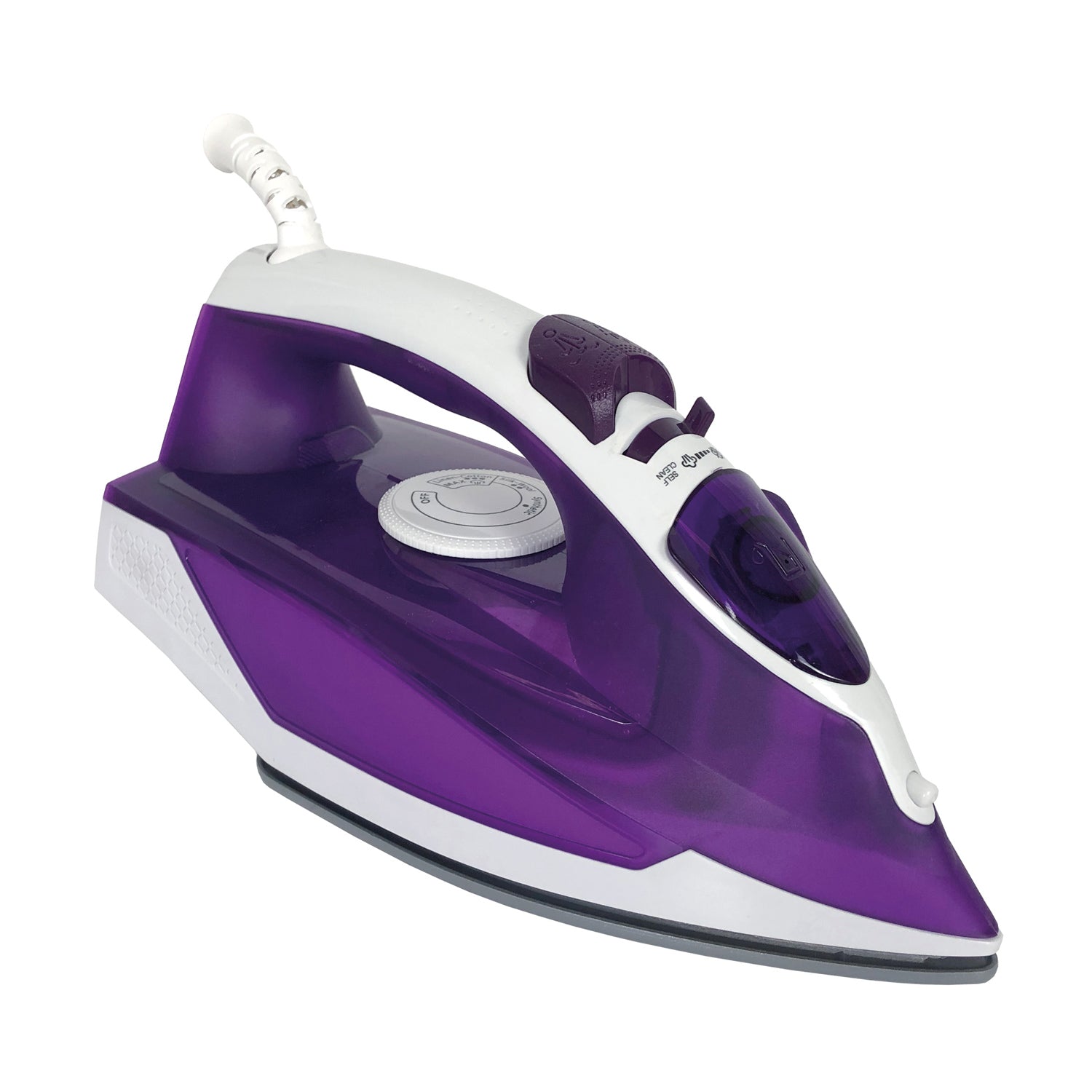 Purple/White Power Steam Iron 2200W