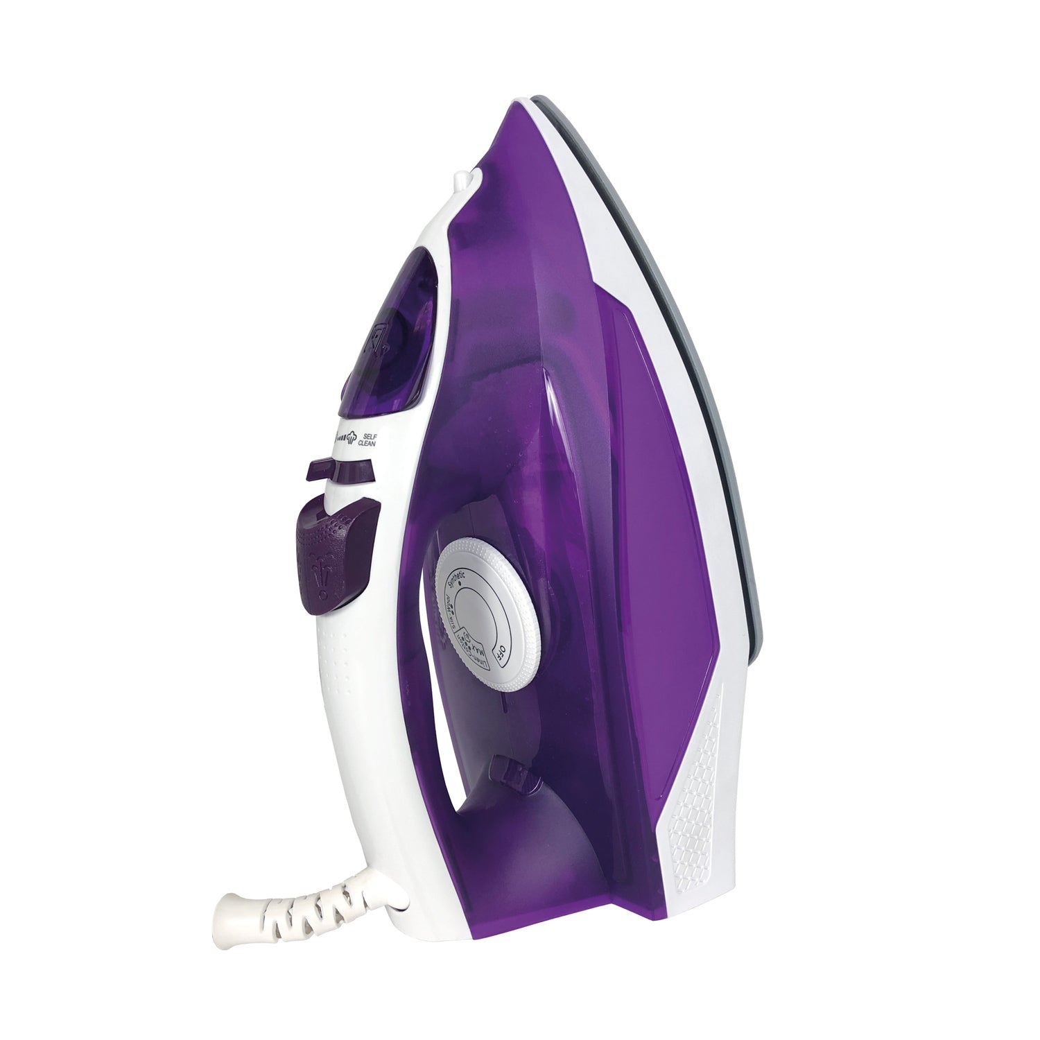 Purple/White Power Steam Iron 2200W