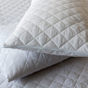 Quilted King Sized Zipped Bolster Pillow Protector