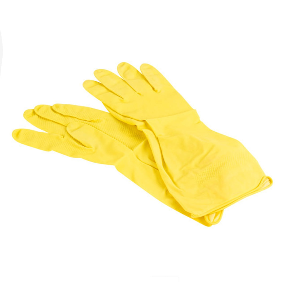 Large Yellow Rubber Gloves - Pairs