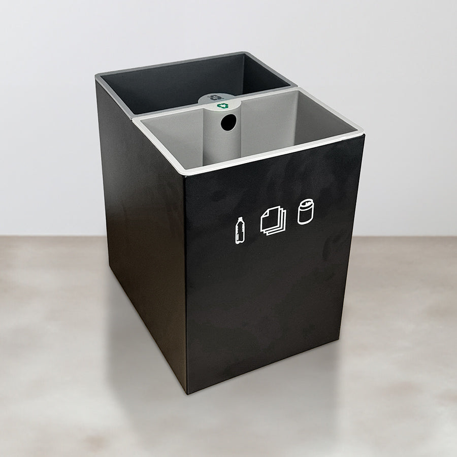 16 Litre Dual Recyling Square Bin