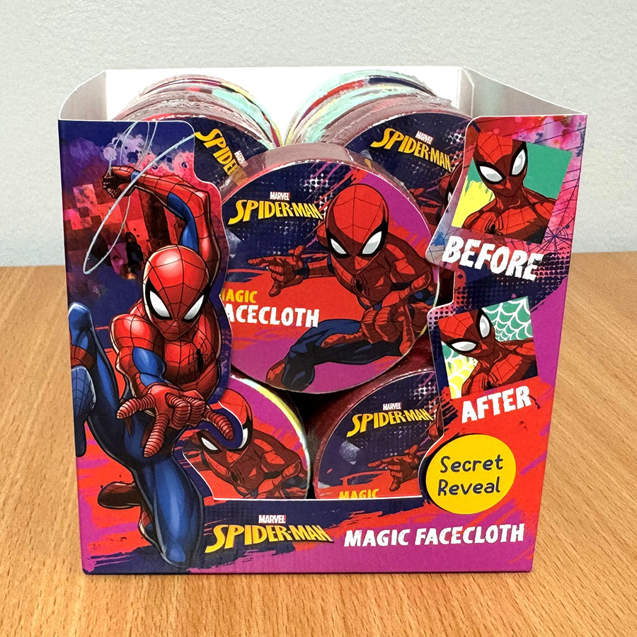 Spiderman Magic Face Cloths