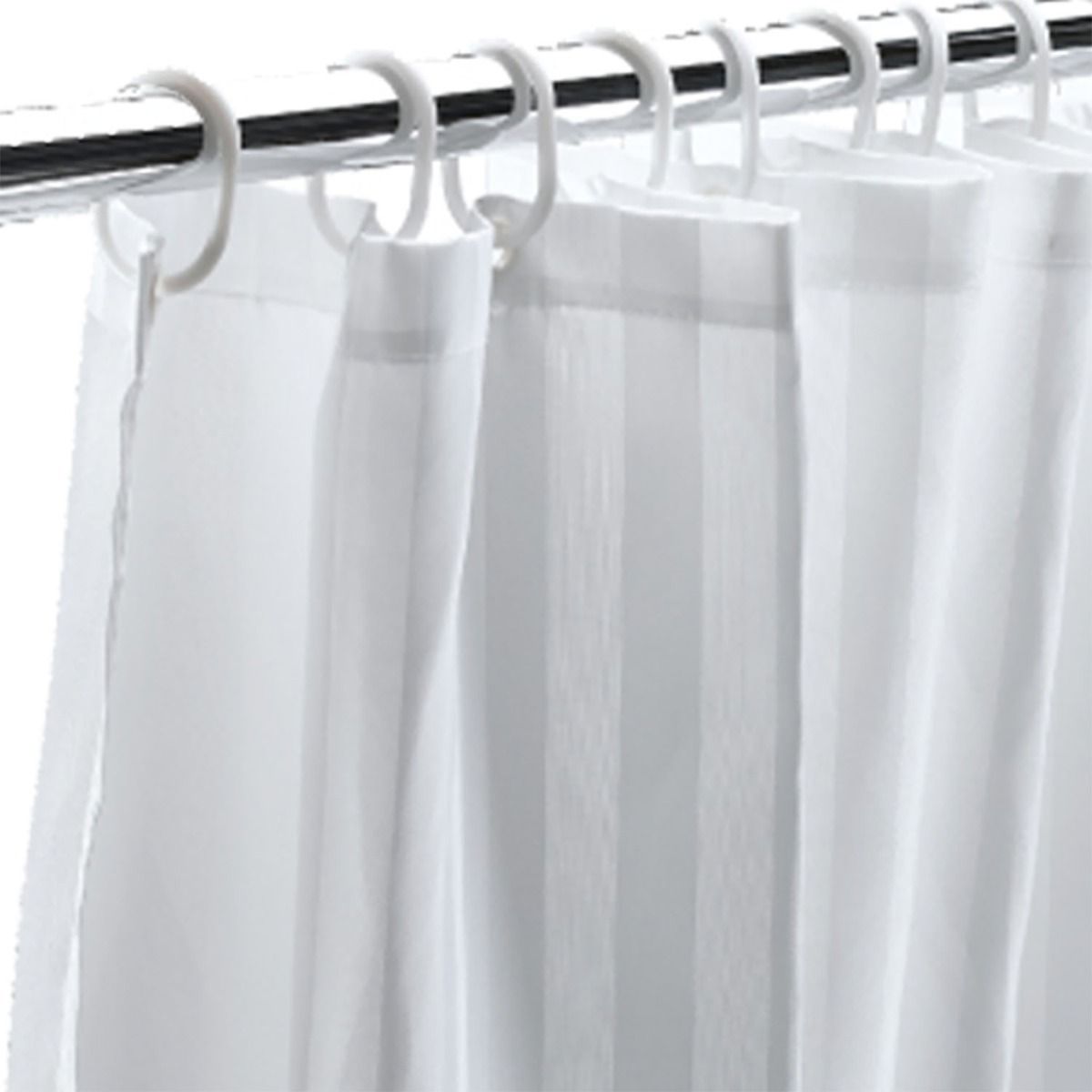 Satin Stripe Shower Curtain