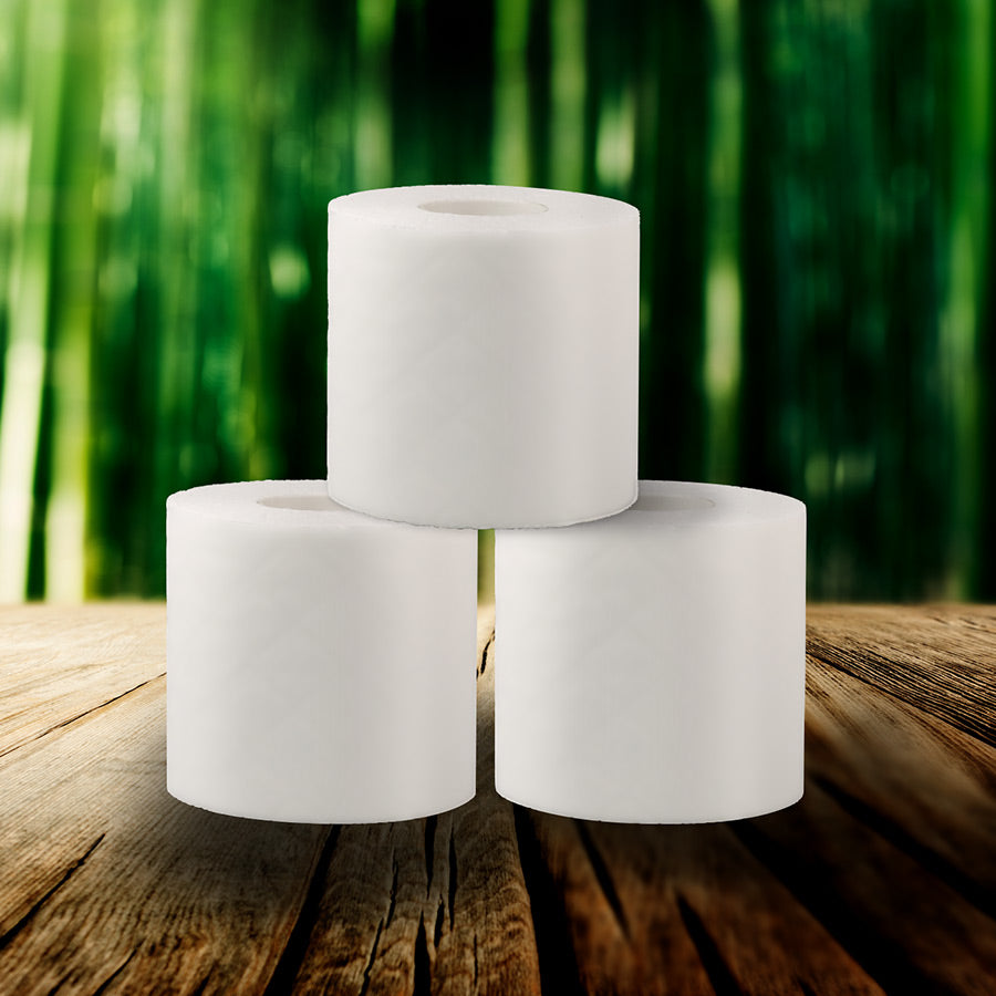 3 Ply Bamboo Toilet Roll (Plain Unwrapped)