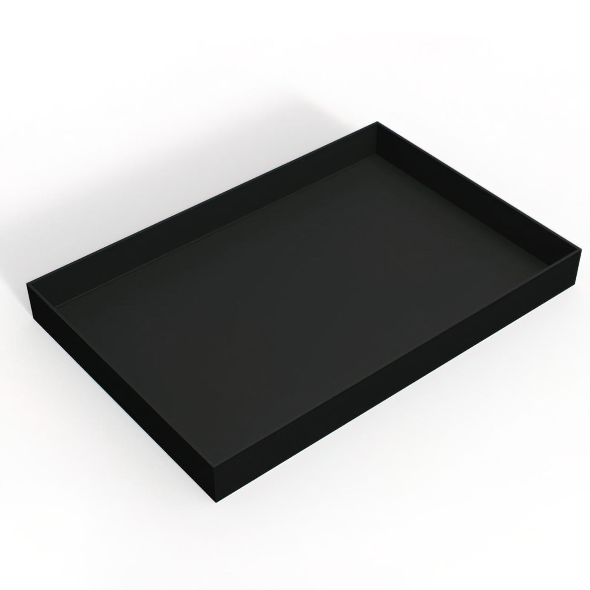 Black Faux Leather Display Tray