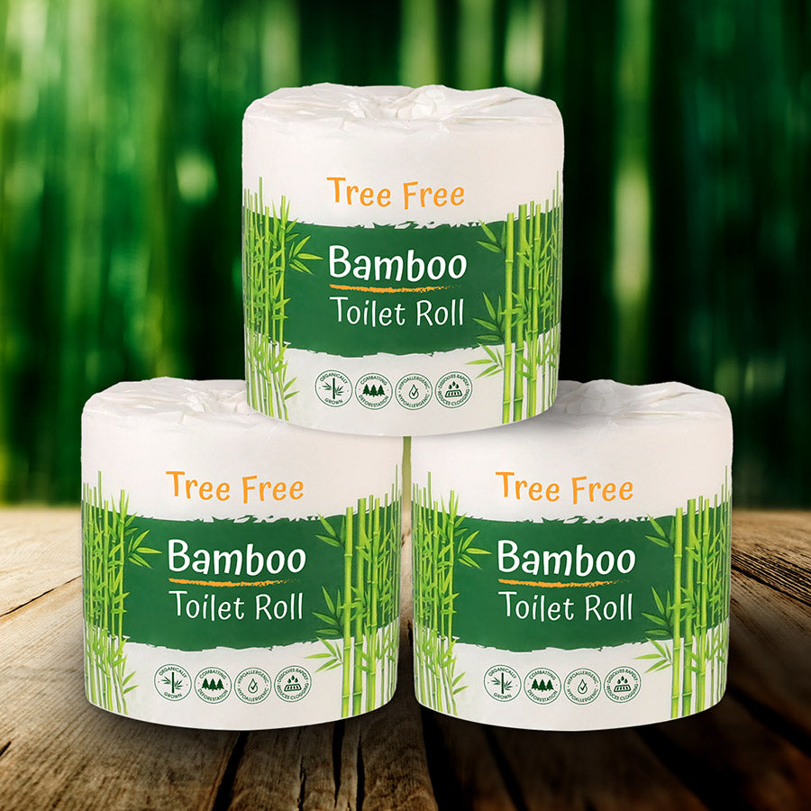 3 Ply Bamboo Toilet Roll (Quilted Wrapped)