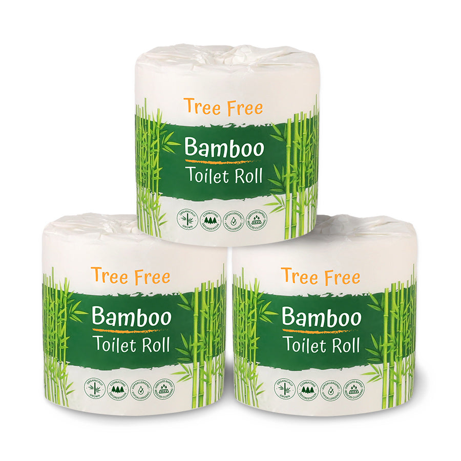 3 Ply Bamboo Toilet Roll (Quilted Wrapped)