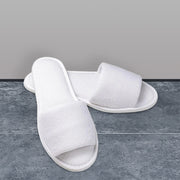 Terry Towelling Childrens Open Toe Slippers