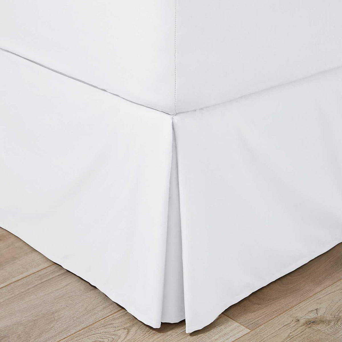 White Percale Poly Cotton Base Valances