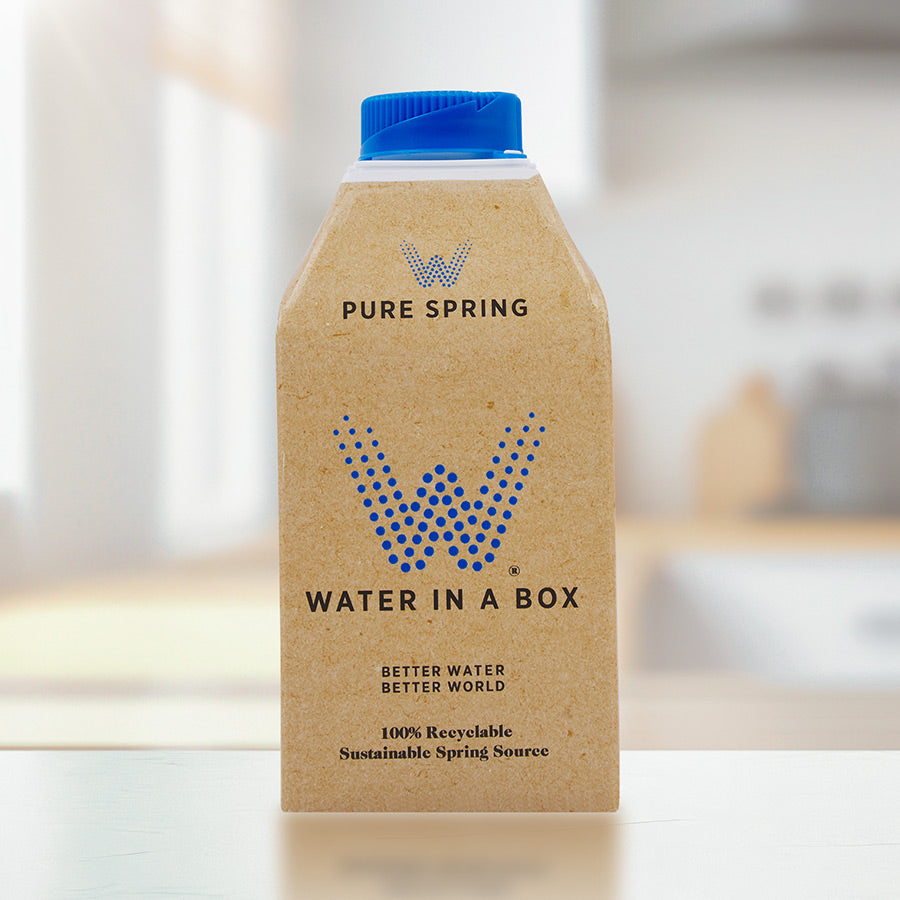 Pure Spring Water In A Box