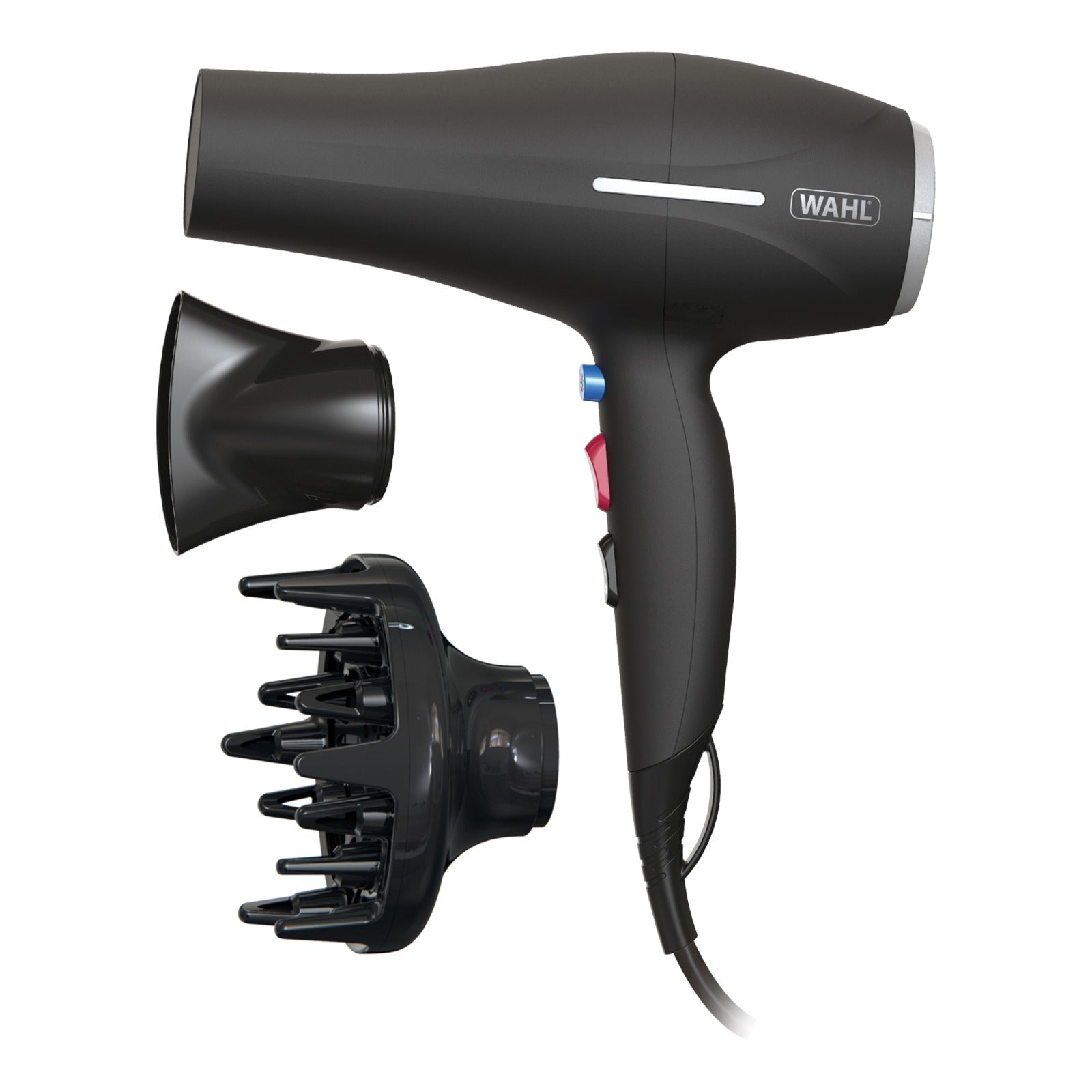 WAHL 2200W Ionic Smooth Hairdryer w/Diffuser