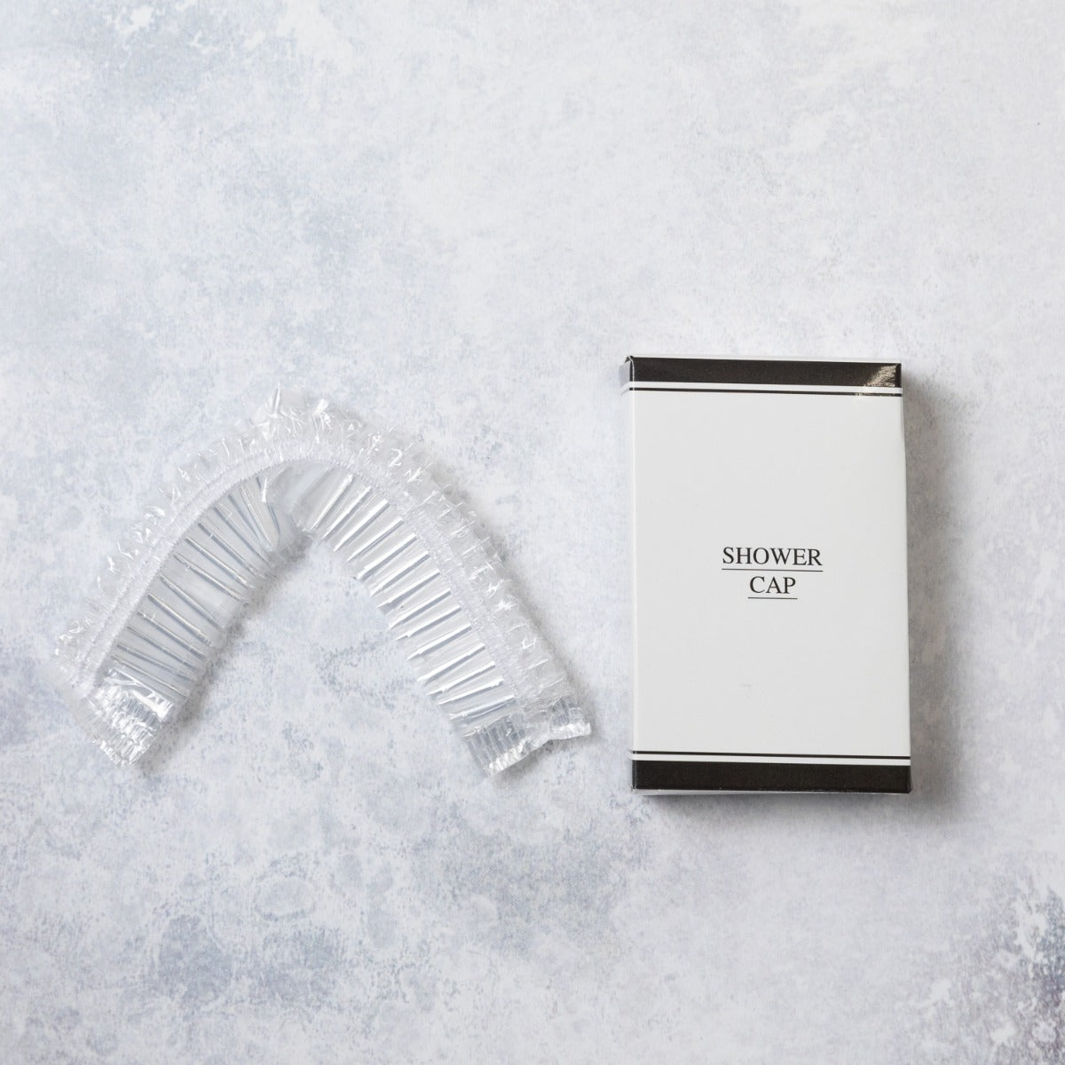 Black & White Shower Cap